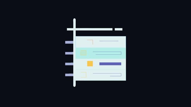 Project Management Gantt Chart Icon