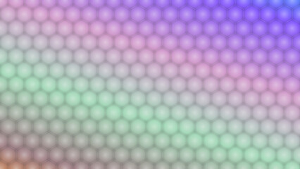 Geometric seamless pattern with purple and green hues