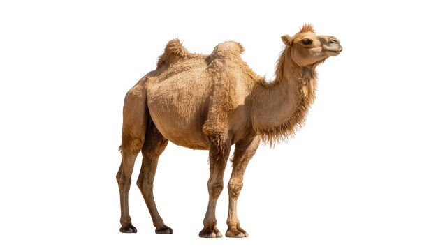 Dromedary camel with one hump standing