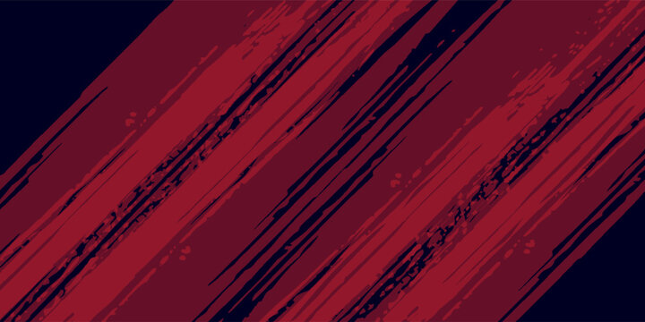 red vector layout with flat lines on backround blue. Decorative shining illustration with lines on abstract template.