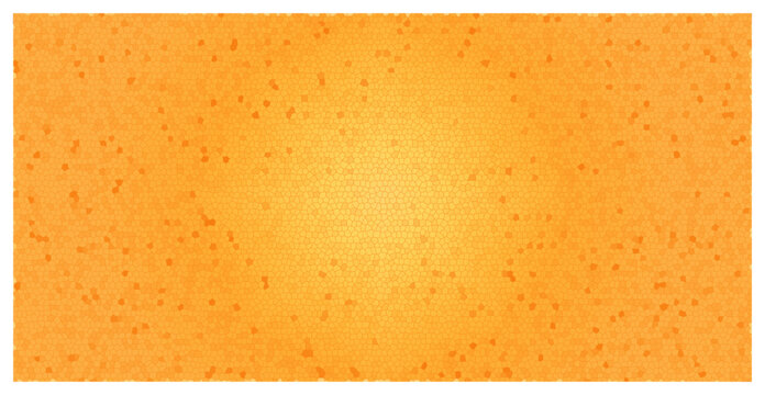 Orange sponge texture background, porous synthetic material surface vector, bright citrus colored cleaning sponge pattern for household design
