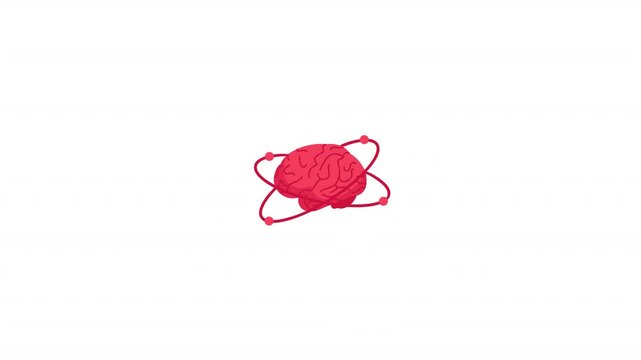 Pulsating Brain Icon