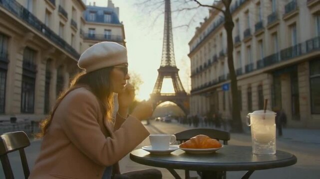 Paris Cafe Morning