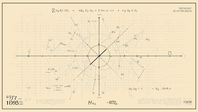 Mathematical diagram illustrating complex number relationships and geometric transformations, possibly related to group theory or abstract algebra.