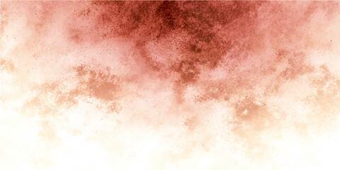 Obraz premium Smoky textured background in warm tones of red and orange, abstract watercolor effect with cloud-like formations and gentle diffusion.