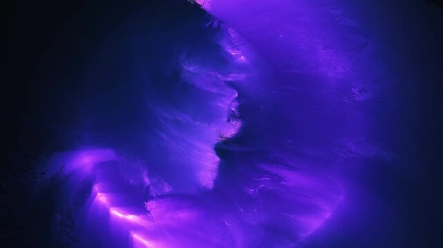 Abstract purple glowing energy vortex portal. A cosmic purple black hole with a glowing accretion disk.