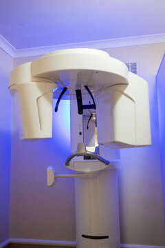 Dental Panoramic X-Ray Machine in Modern Dentist Room