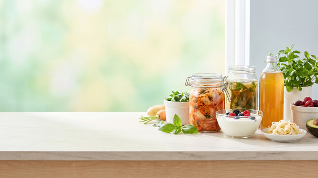Gut health nutrition and digestive wellness concept for healthcare