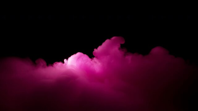 Pink smoke drifting across a dark abstract background