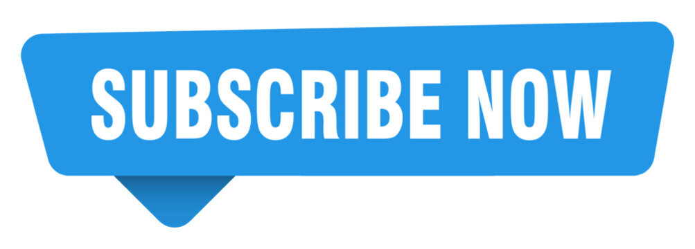 subscribe now sticker. subscribe now blue sign isolated on transpatent background