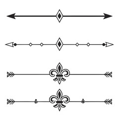 Collection of elegant flourish line border frames. © yeasin
