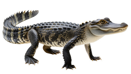 Fototapeta premium Young American Alligator Reptile Standing
