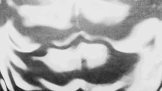 abstract athletic torso flexing breathing heavily during intense monochrome cinematic training session