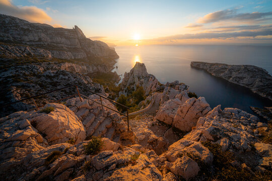 Lever de soleil sur Marseille