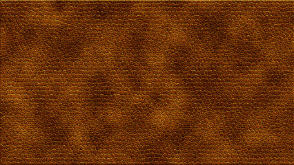 Fototapeta premium Brown leather texture with fine grain pattern and subtle shading