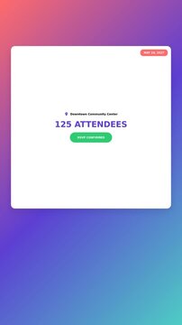 Community Event Mobile App Interface Design. Flat Motion Graphics UI Animation. Social Media Vertical Video