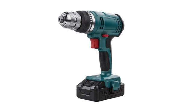 Cordless power drill with battery pack