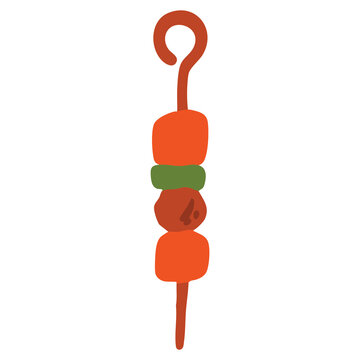 BBQ Skewer Stick Icon
