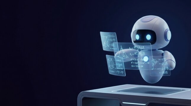 Artificial intelligence education educational robot digital classroom robotic school classroom of future futuristic learning smart learning robot tutor math tutor robot virtual classroom stem robot