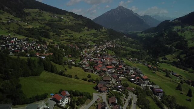 Cinematic Drone Footage of the Pitztal River Valley, 4K