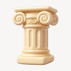 Naklejka premium Classic architectural column illustration.