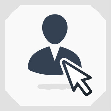User Icon with Cursor