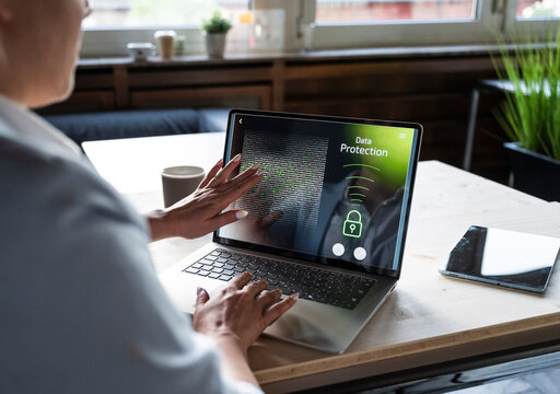 Professional touching notebook screen for data protection indoors