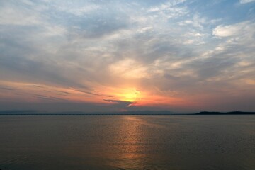 Obraz premium sunset over the sea