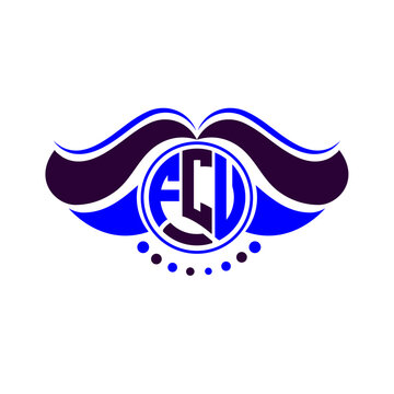 FCU letter logo creative design. FCU unique design