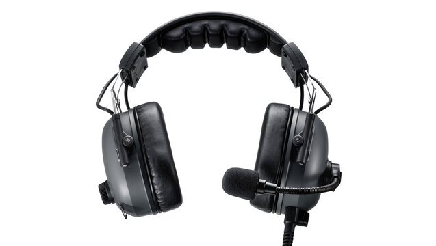 Professional Over-Ear Headphones with Boom Microphone