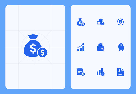 Finance and Money Management Icon Set