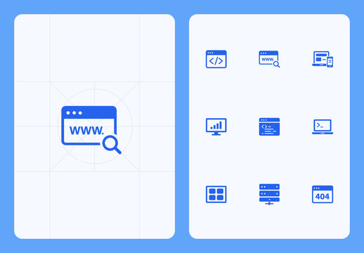 Web Development Icon Set