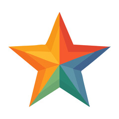 Obraz premium Colorful origami bird vector illustration