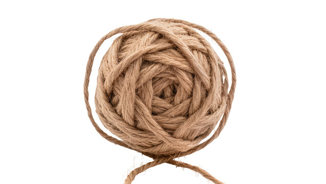 Twine ball with loose end