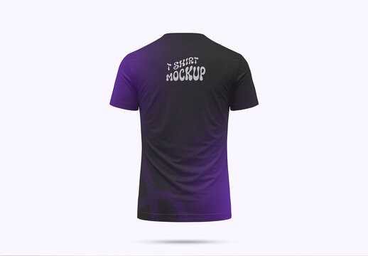 T-Shirt Back View Mockup