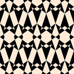 Geometric Figures  Decorative seamless pattern. Repeating background. Tileable wallpaper print. © MalyskaStudio