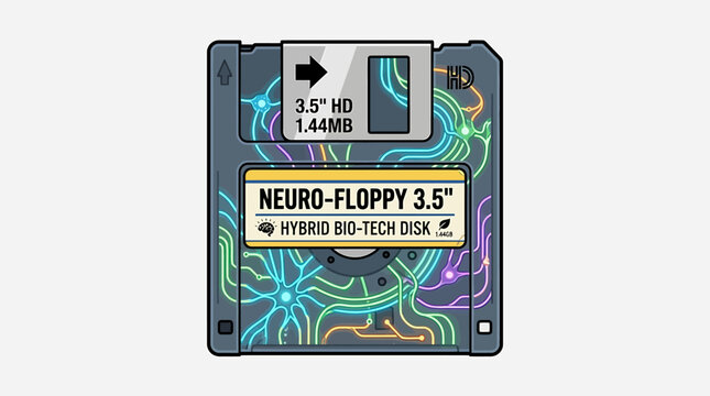 Neuro Floppy 3.5 Inch Disk Drive.