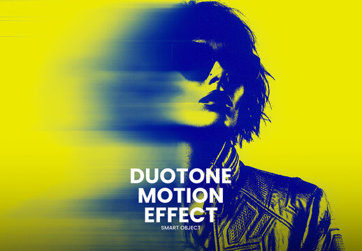 Duotone Motion Blur Effect