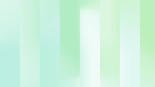 淡い緑色の勾配が美しい、光沢のある縞模様の背景イラスト