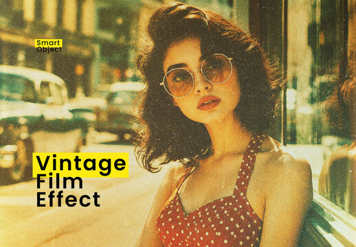 Vintage Grain Film Photo Effect