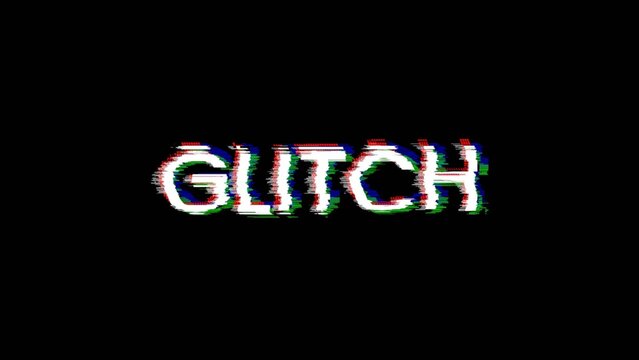 RGB Glitch Title