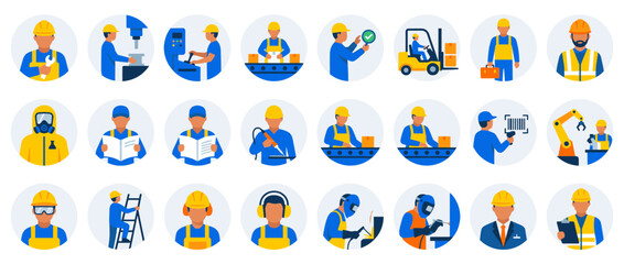 Obraz premium Construction Worker in Safety Gear performing Tasks.