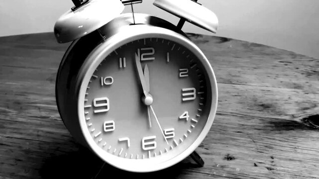 Dark black and white 1930's simulated film for Turn back time concept	