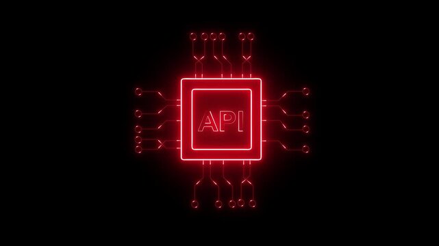 Apl hacker holding a glowing red chip symbolizing artificial intelligence in cybercrime, darkweb, and digital technology threat for cybersecurity and malware protection on black background.