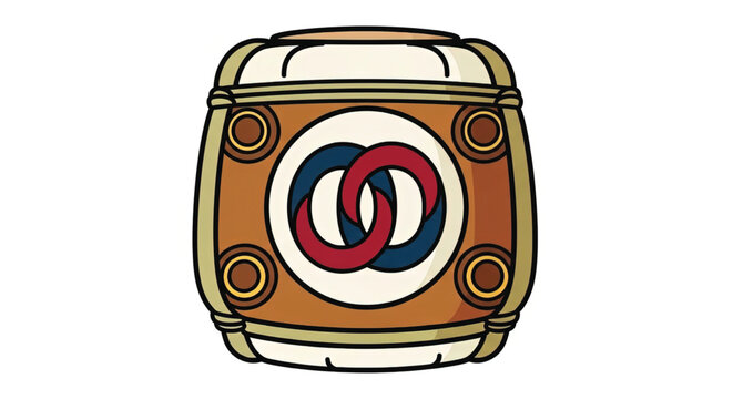 Volkswagen Bus Rear View Badge Emblem.