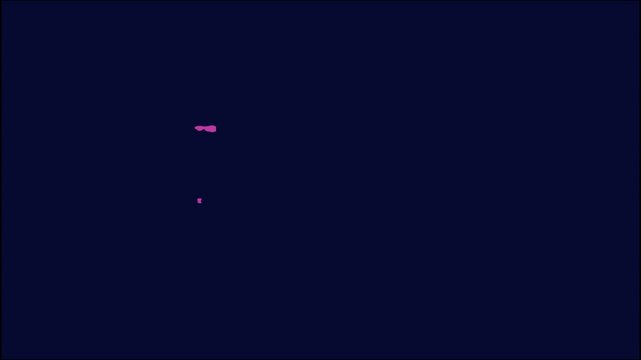 Grunge background Suitable for scifi game apps, target practice games, spacethemed designs. Imaginative pixelated spaceship with pink alien design in dark space backdrop.