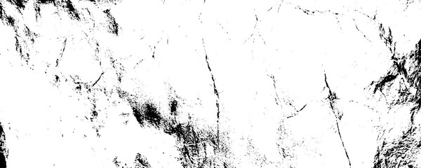 Naklejka premium Panorama view grunge wall texture. Black grainy texture isolated on white background. cosmic background wall background aquarelle painted spit on wall spray paint surface