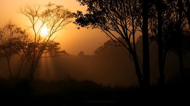 An inspiring ic scene bathed in a warm beautiful glow evoking a deeply serene and evocative mood