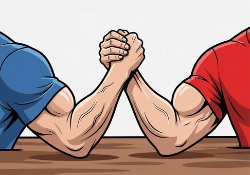 Clash of Titans: A Bold Graphic Duel
