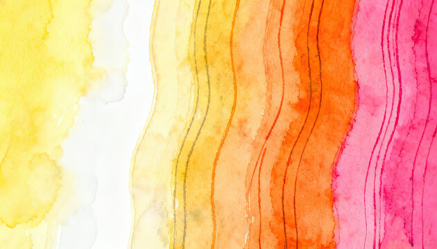 Abstract Warm Gradient Wavy Background